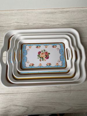 İyi bir fiyat. Güney Afrika Tarzı %30 Melamin Sofra Takımı Çizilmez Çok Renkli çevrimiçi