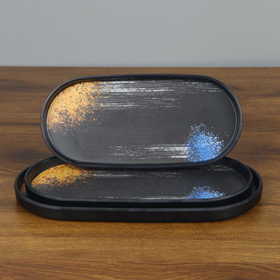 İyi bir fiyat. Oval Melamin Tabaklar Yemek Takımı Meze Tabakları Setleri için çevrimiçi