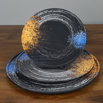 İyi bir fiyat. Yuvarlak Melamin Tabak Suşi Melamin Tabağı Stokunun Çeşitli Boyutları Mevcuttur çevrimiçi