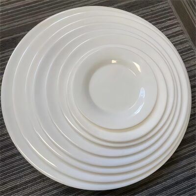 İyi bir fiyat. Beyaz Özel Melamine Plağı Otel Restoran Kullanımı için -20°C-120°C sıcaklığa dayanabilir çevrimiçi