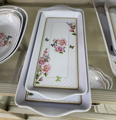 İyi bir fiyat. Özel Tasarım Toptan Rundutech Üstün Kalite 100% Melamine Tepsisi Melamine Servis Tepsileri çevrimiçi