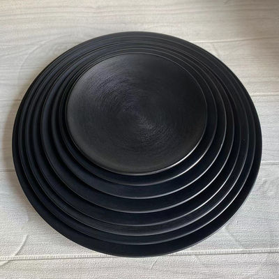 İyi bir fiyat. OEM Mümkün 100% Saflık Siyah Melamine Hizmet Tabak özelleştirilebilir Boyut ve Tasarım çevrimiçi