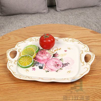 İyi bir fiyat. Tüm mevsim melamine servis tepsisi özel dekal ve sınırsız renk tozu ile çevrimiçi