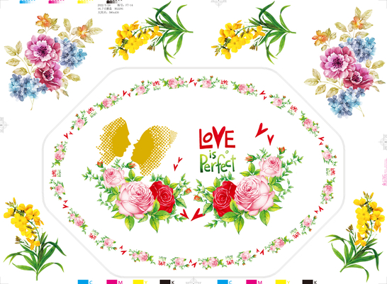 İyi bir fiyat. Melamine Masa Tablosu için Yazdırılmış Kağıt, Özel Tasarımlar 59*44CM çevrimiçi