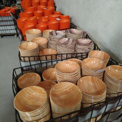 Oteller ve Restoranlar İçin Çizik Dirençli Zehirli Olmayan Özelleştirilebilir Melamine Yemek Cihazları Setleri