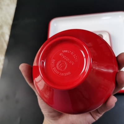 İyi bir fiyat. Logo Özel Melamin Kase, Klasik Stil A5% 100 Melamin Servis Tabakları çevrimiçi